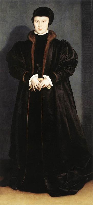 Christina of Denmark, Ducchess of Milan sf, HOLBEIN, Hans the Younger